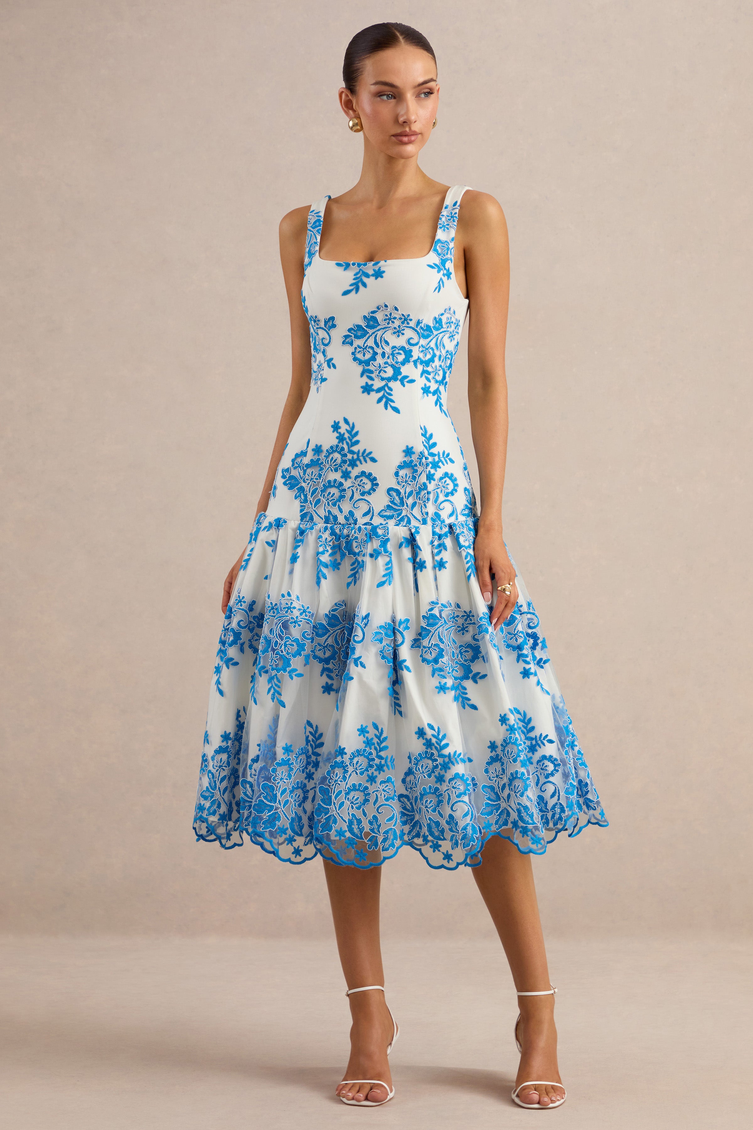 blue dress square neck Mayra Product ID:ADAE212870_AA002_M PromGirl | Dresses | Fabric has no stretch Waist:34