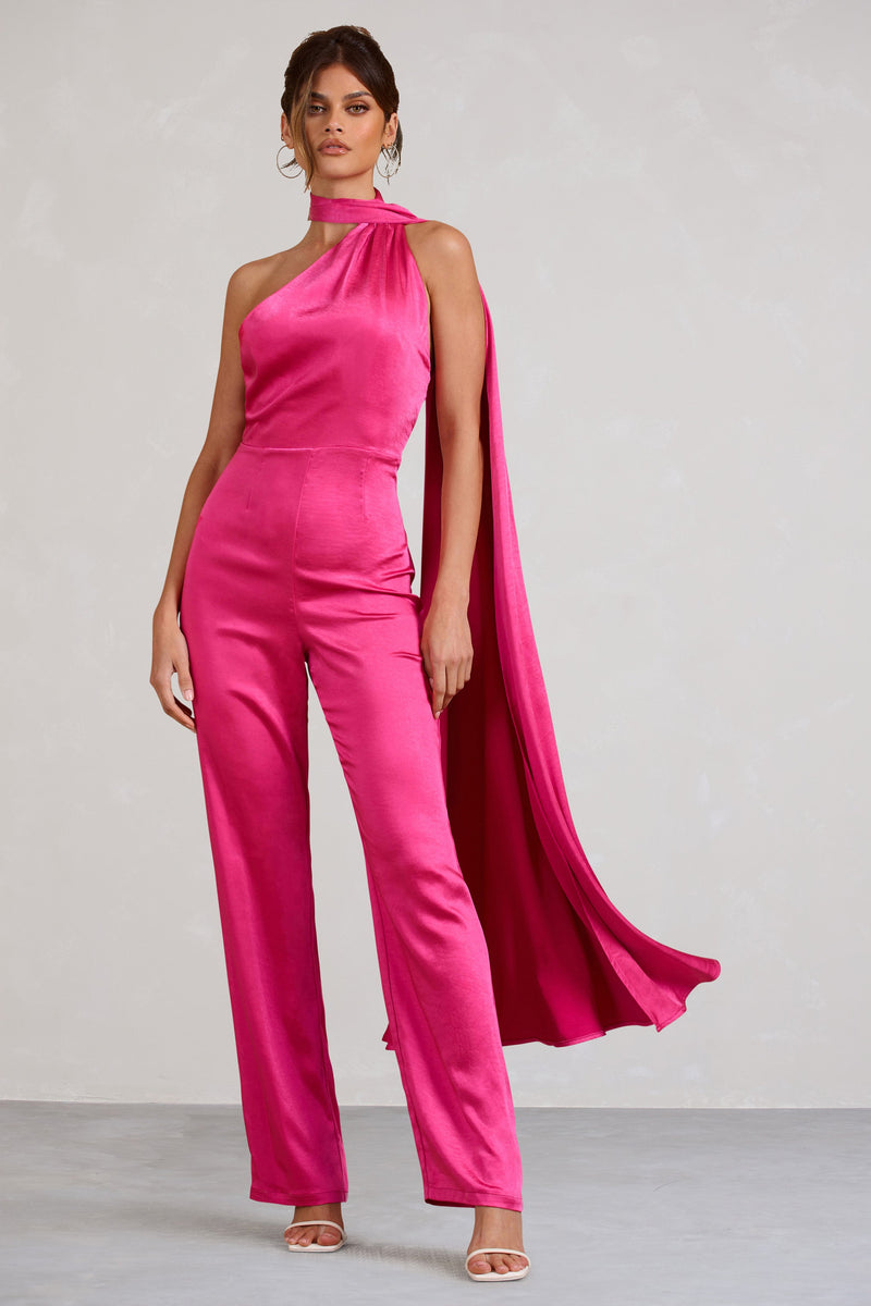 Satin Sleeveless Rose Jumpsuit – Sofi Stella Women's & Children's Boutique