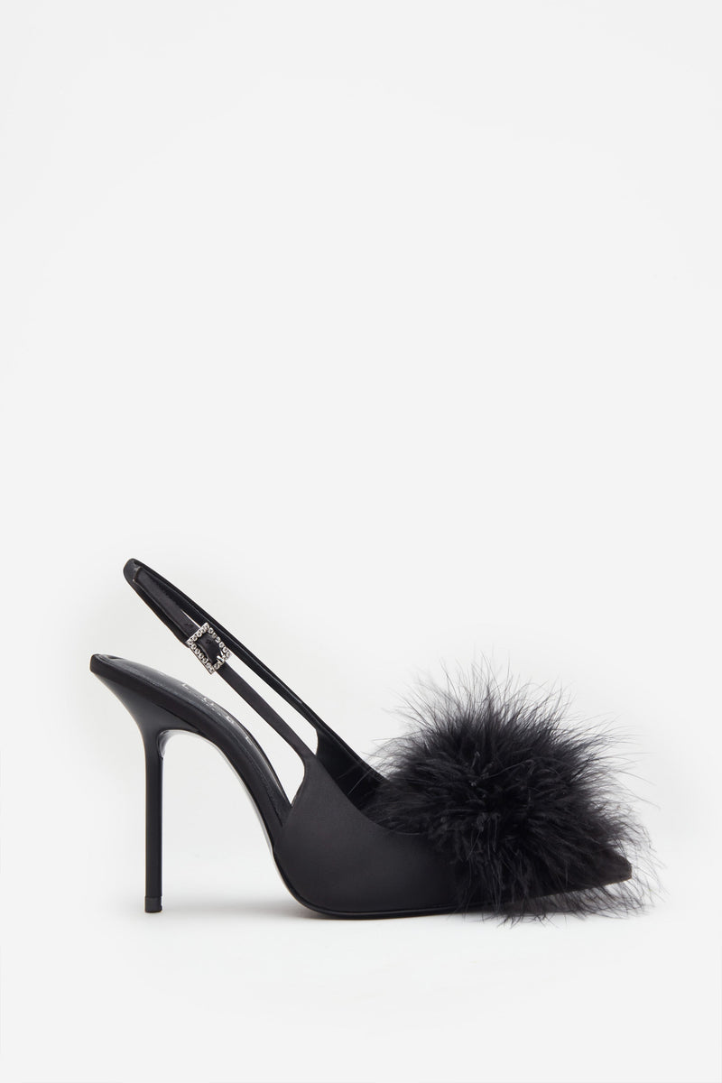 【COLOR iN ID】sling back stiletto Sylvie Denim Slingback Pump – Cinq à Sept