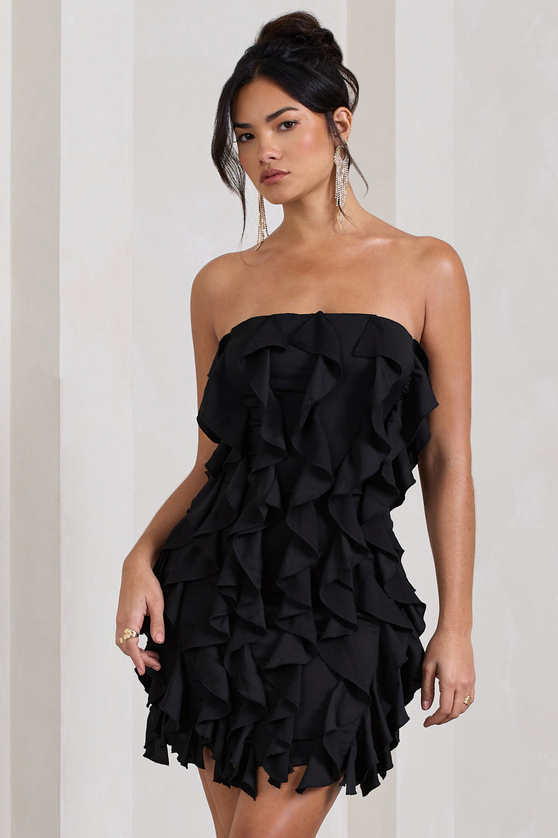 doubt it mini dress black When in doubt, LBD Dress: Veskin Backless Mini Dress