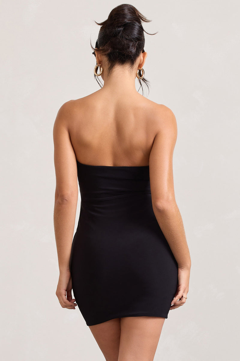 Haute Monde, Dresses, Haute Monde Fitted Lbd Large Little Black Dress  Built In Bra Super Slimming