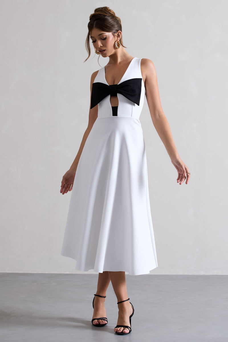 【HOBBS LONDON】Pricilla Tie Midi Dress ミディドレス Pricilla Tie Midi Dress | Hobbs US |