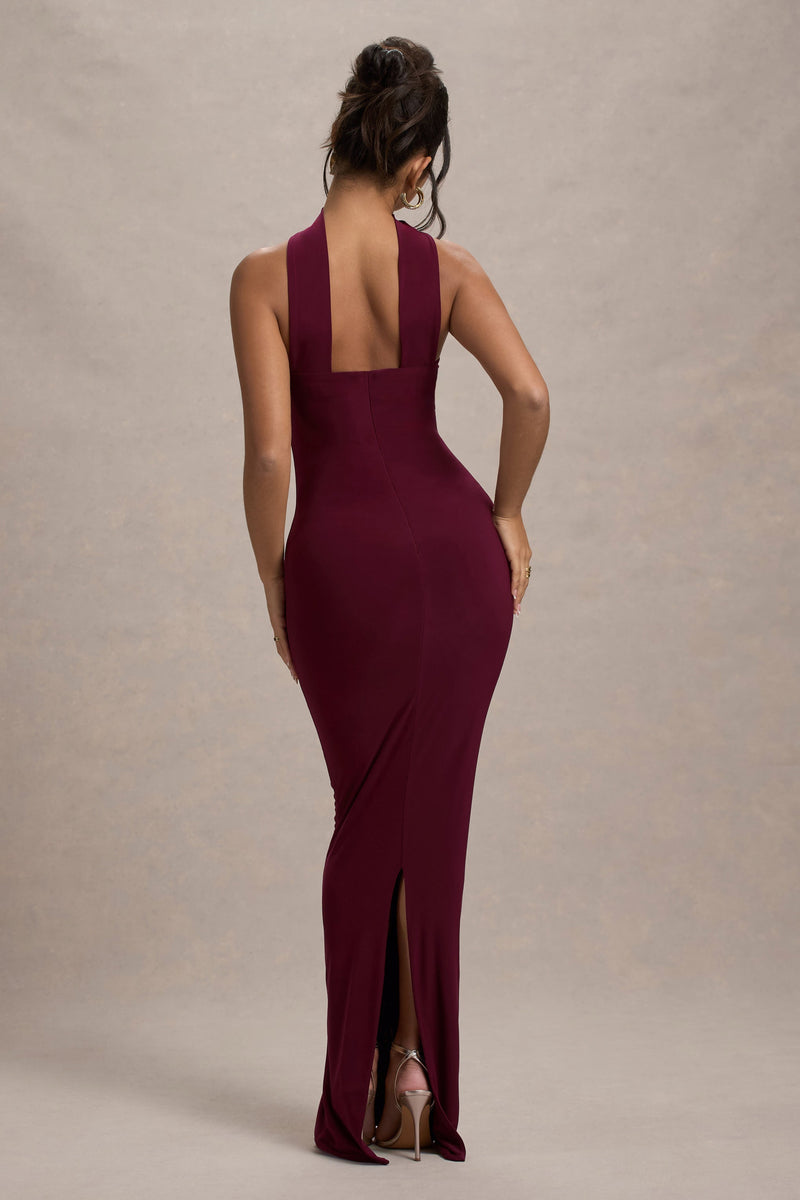 princess polly baby blue dress Burgundy Maxi Dresses | Maroon Maxi Dress main image 0