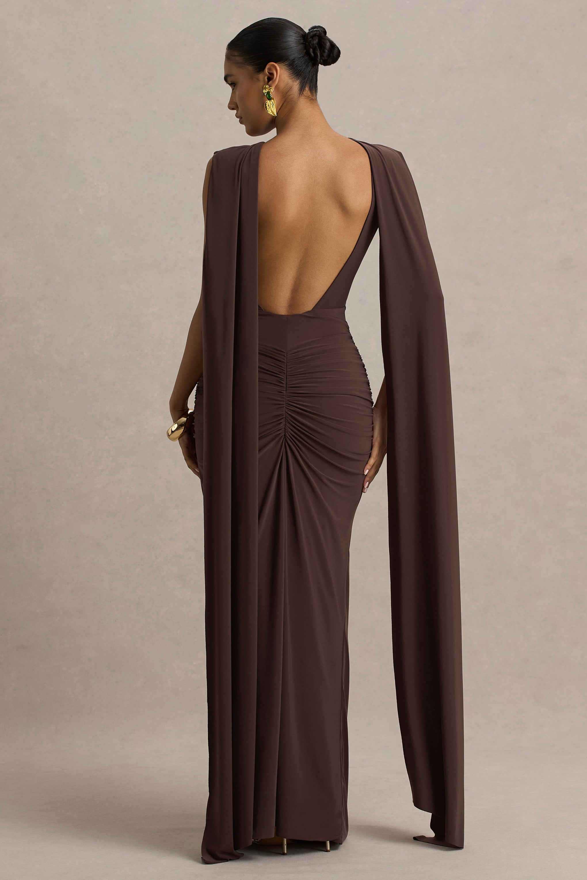 boat neck backless dress Premiere Premiere brings red carpet Shoe Size:7 Blue And Black Dresses 60_sale