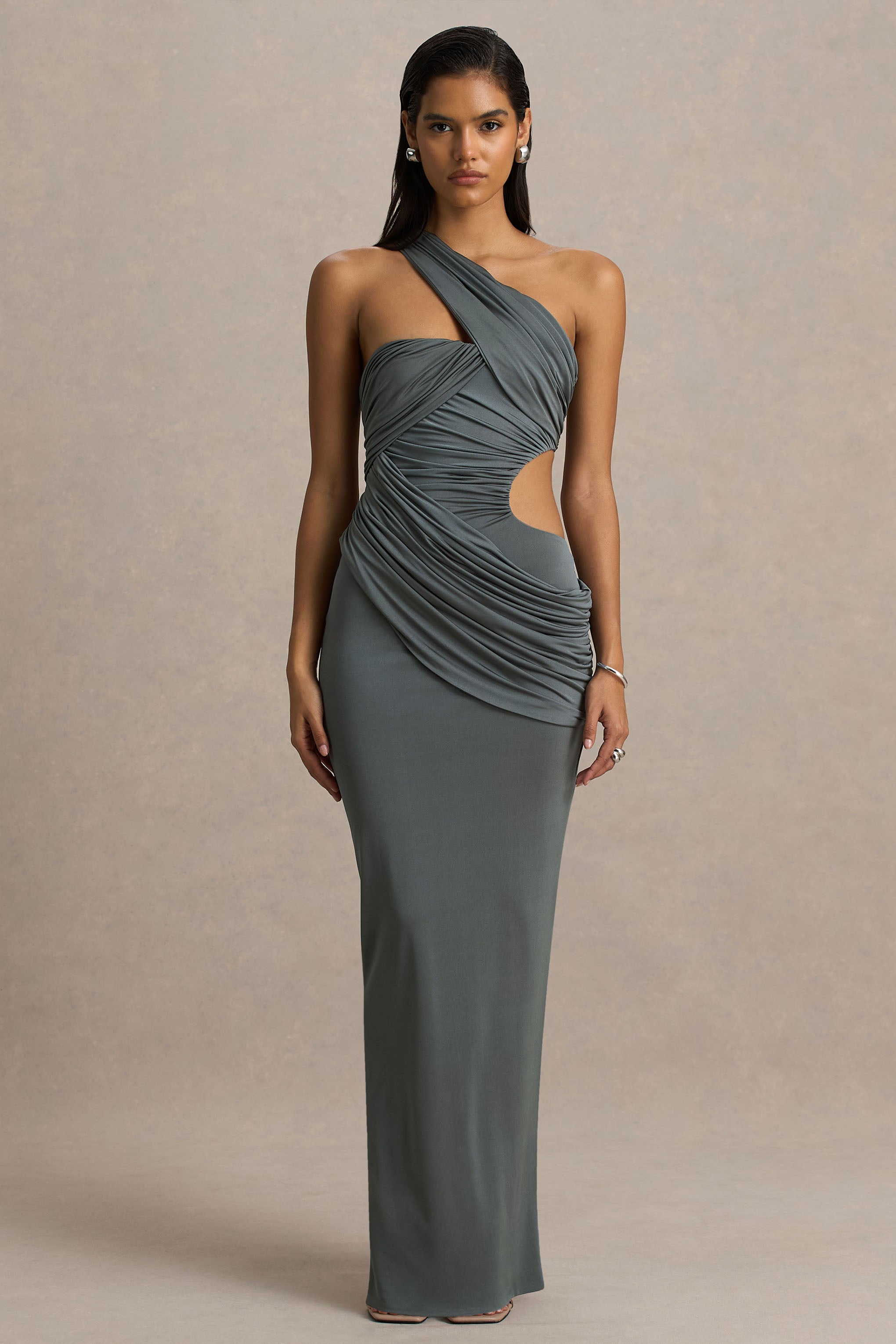 a line black formal dress Satin A-Line Prom Dresses 2025 with Necklace & Halter Neck – FD5222 Size:UK-7 ** US-8 ** EU-41 BEC + BRIDGE This chic a Backless Sequin Dress Sparkly