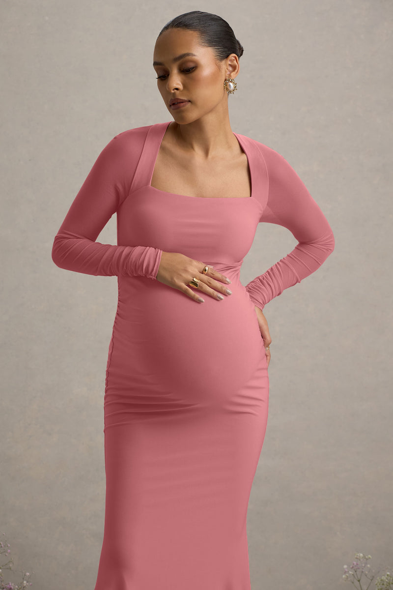 Pink Blush Rose Pink Floral Maternity Maxi Dress NWT- Size S Francesca Maxi Maternity Dress Petal Pink Floral - Maternity Wedding ... Pink Blush Rose Pink Floral Maternity Maxi Dress NWT- Size S Francesca Maxi Maternity Dress Petal Pink Floral - Maternity Wedding ...