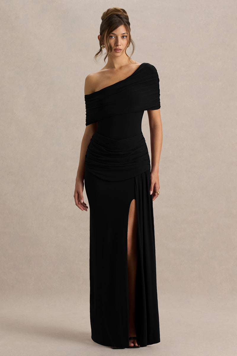 Daan Asymmetric Ruch Maxi Dress main image 0