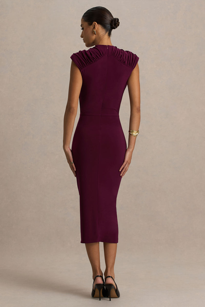 Anthropologie Hermia Midi Dress Purple Anthropologie Hermia Midi Dress  Poshmark Homecoming Dresses
