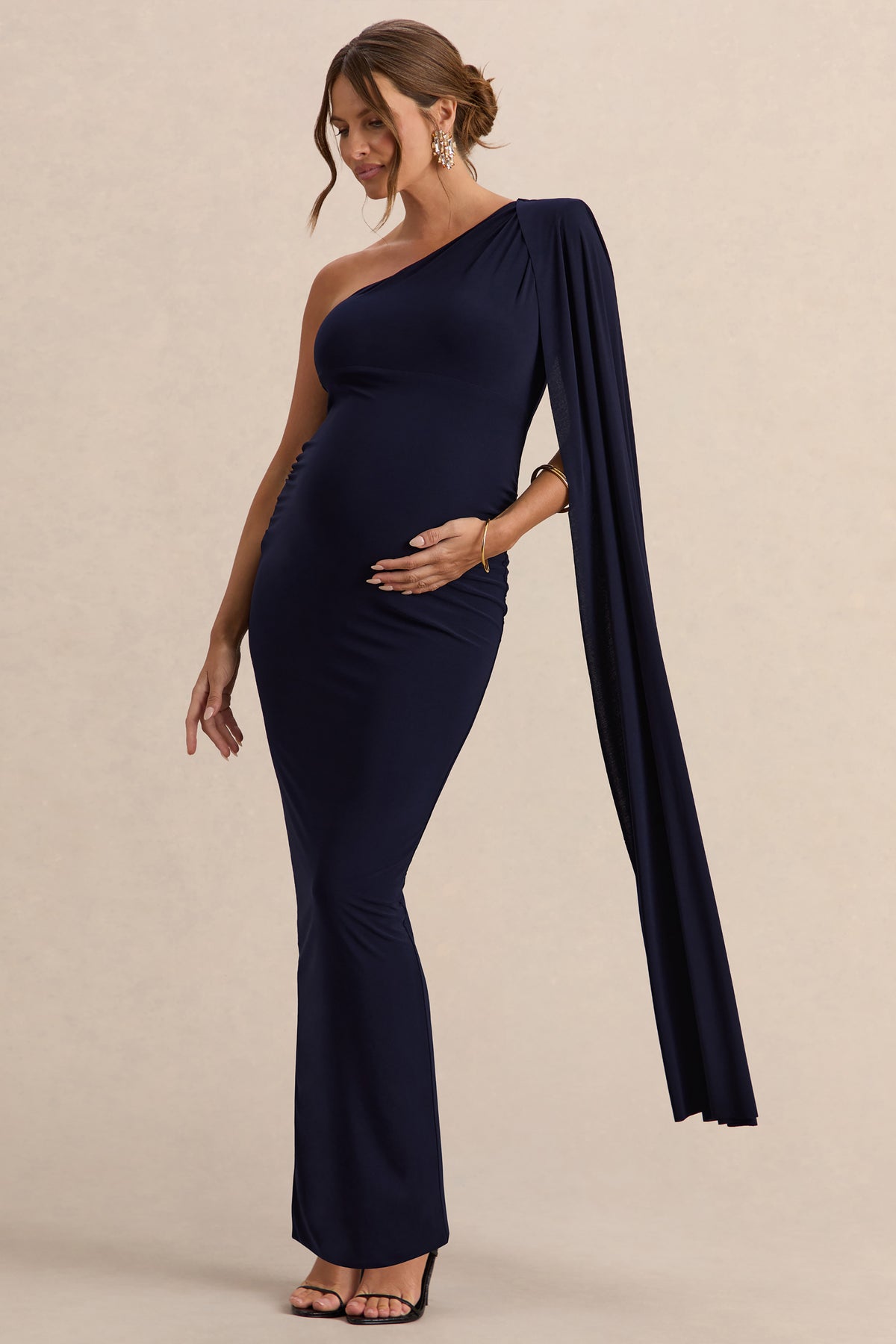 ECM_HR_CL129202015----Amaryllis-Navy-Maternity-One-Shoulder-Maxi-Dress-with-Cape-Sleeve-3.jpg