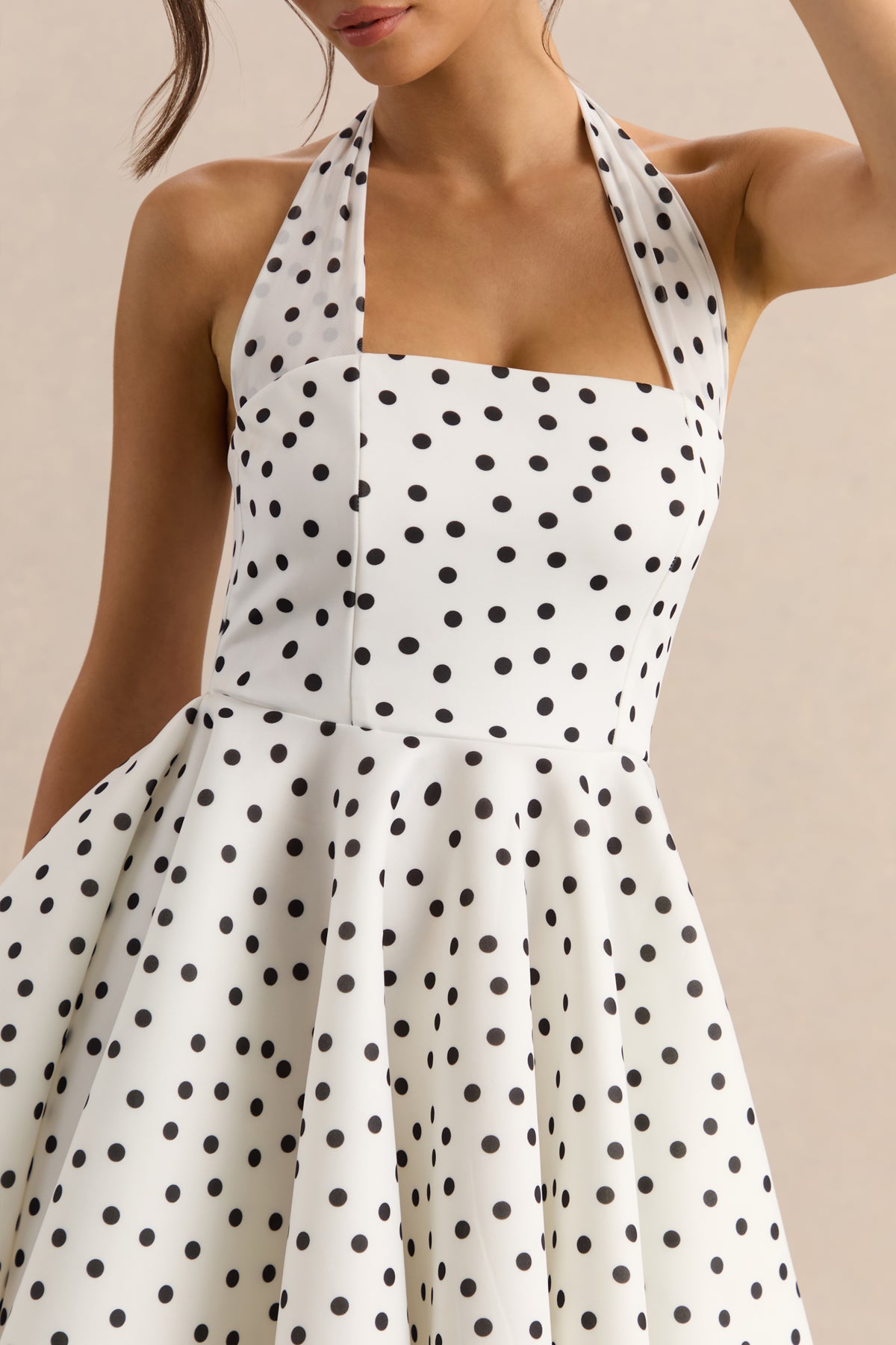 mini tube dress black Zoe Polka Dot Mini dress main image 1