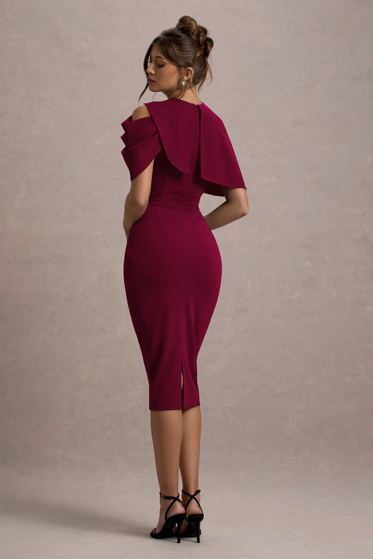 CC_HR_CL135270037 - Dorothea  - Berry Draped Midi Dress With Cape 14.jpg