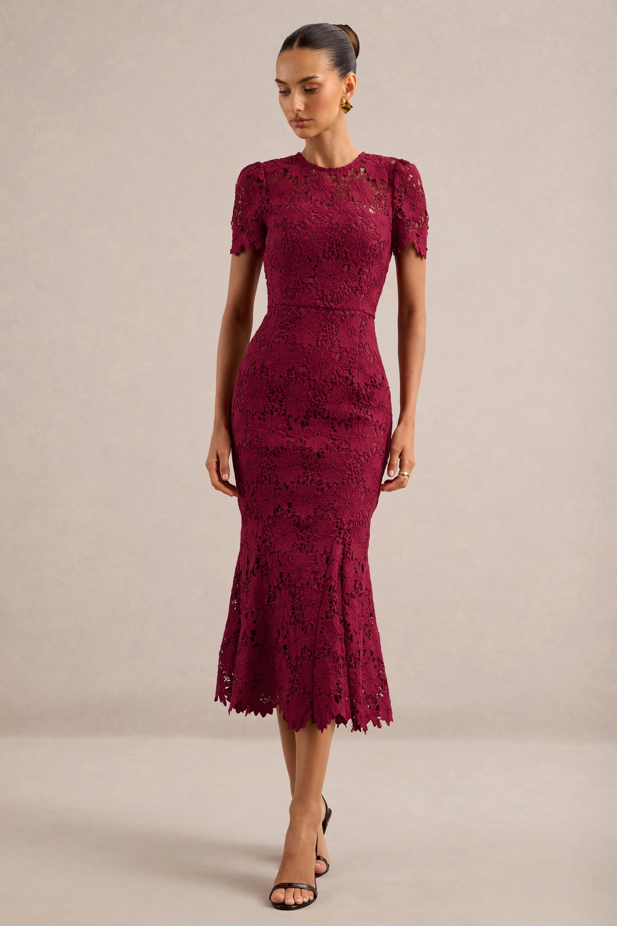 ECM_HR_CL135834102 - Clarissa _ Burgundy Lace Fitted Fishtail Midi Dress0.jpg