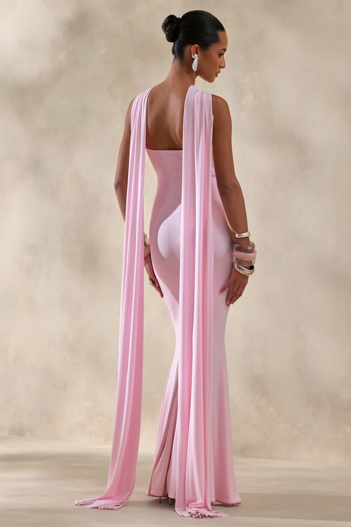 ECM_HR_CL135876081 - Rhoda | Light Pink Twist Halter-Neck Cape Maxi Dress 4.jpg