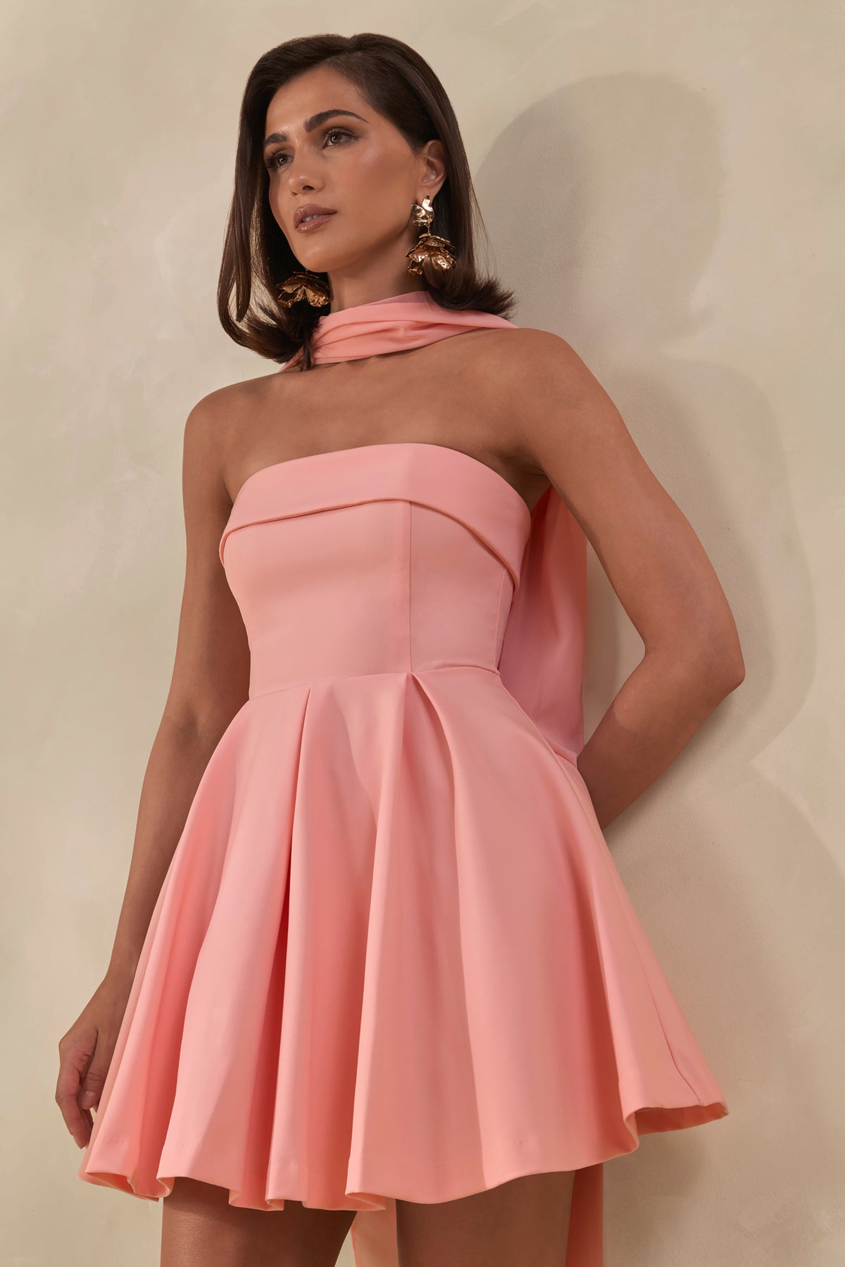 a line backless dress A Line V Neck Backless Purple Lace Prom Dressses, Open Back Purple Lac main image 0
