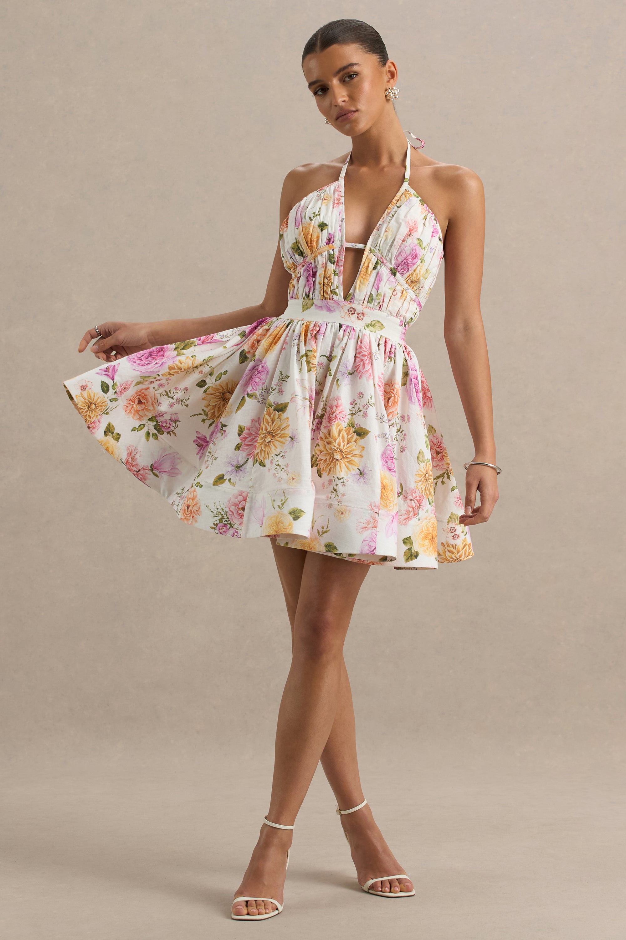 asymmetric multi strap ruffle detail mini dress in yellow Lulus | Yellow Chiffon Ruffled Tie-Strap Mini Dress | Womens | Large