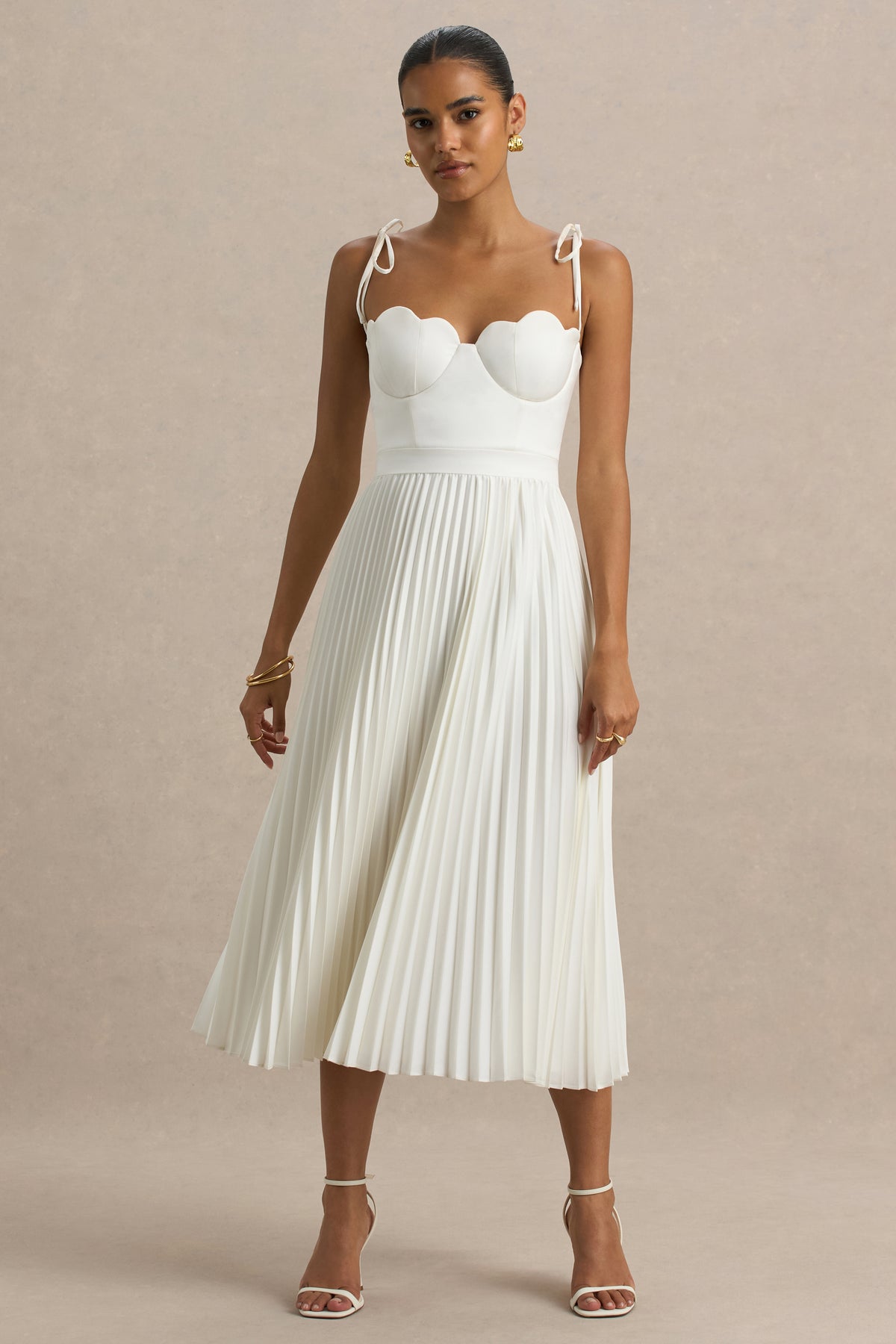 HR_CL136233080 - Agua Cream Satin Sweetheart Midi Dress With Pleated Skirt 02.jpg