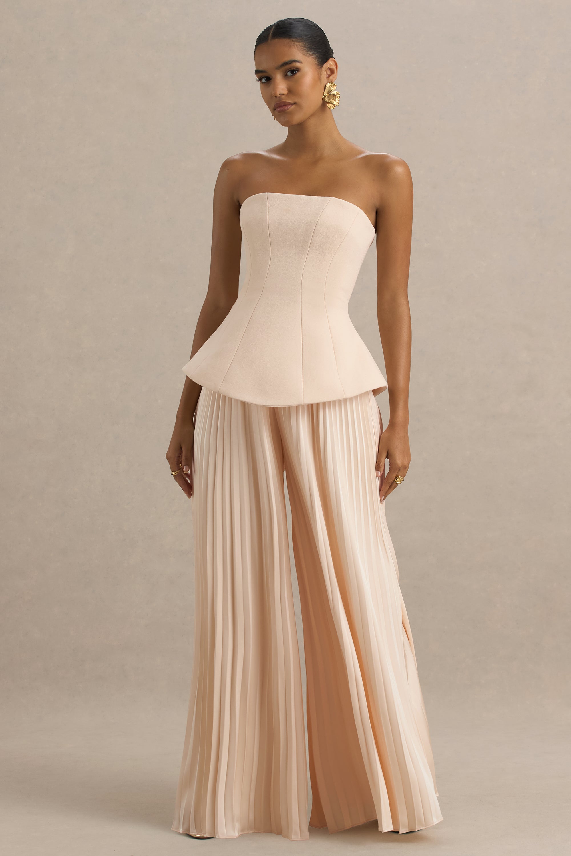 HR_CL136404032 - Feeling Good | Nude Bandeau Jumpsuit With Pleated Trouser 43.jpg
