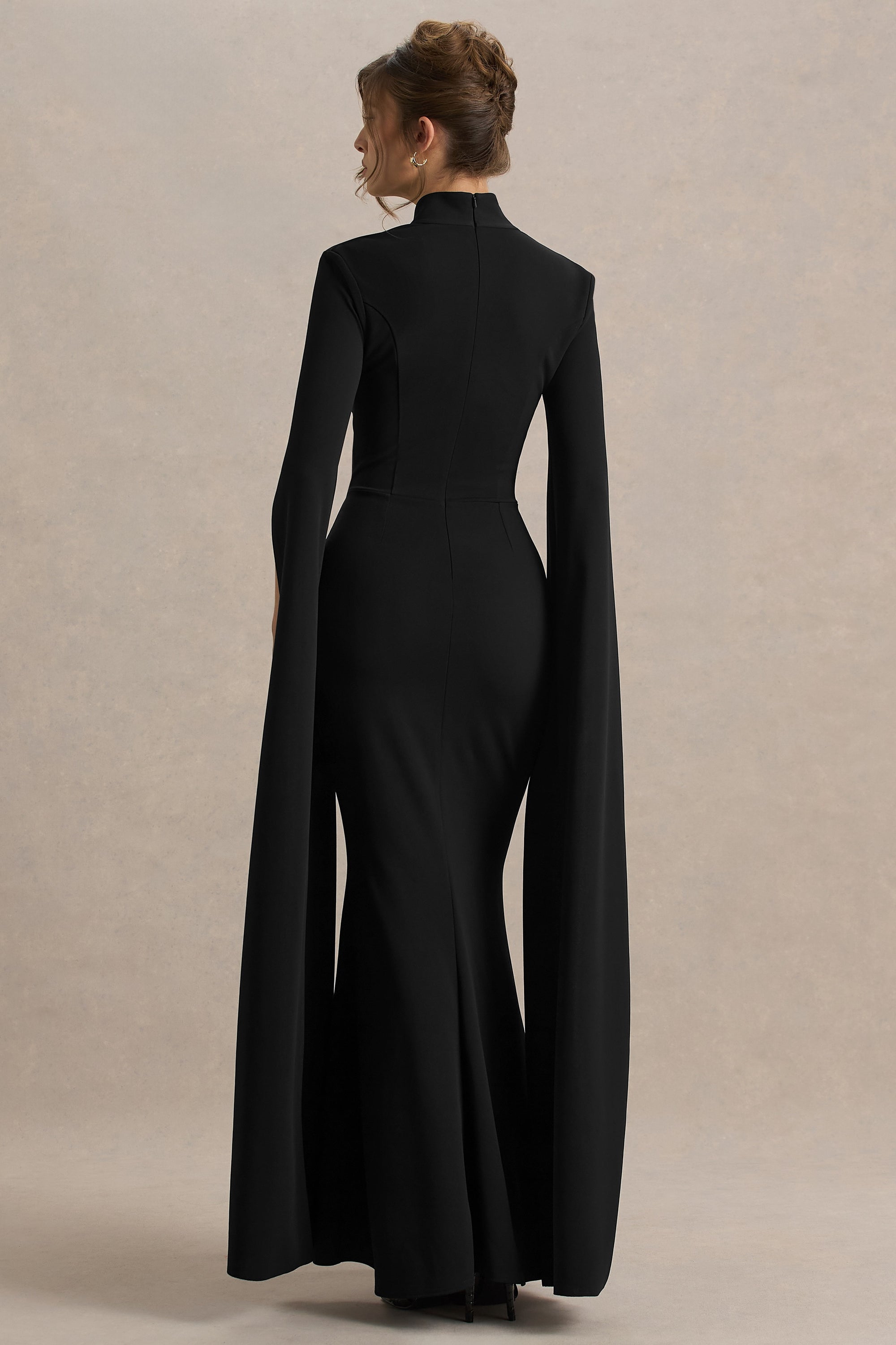 HR_CL136944002 - Esme Black Square-Neck Maxi Dress With Cape Sleeves06.jpg