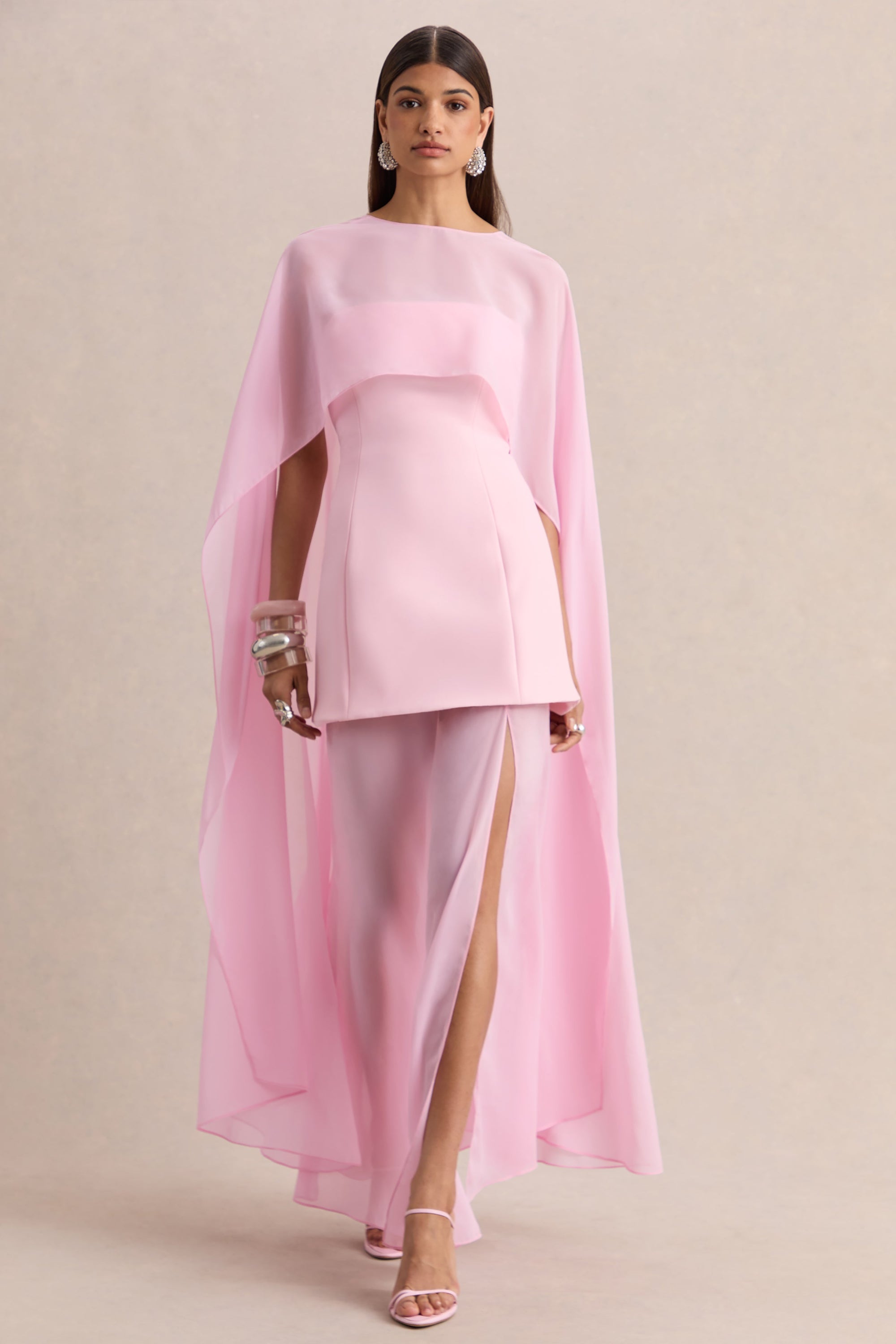 womens light pink maxi dress Ros All Season Maxi Dress - Blush Pink, Large | Hazel and Olive