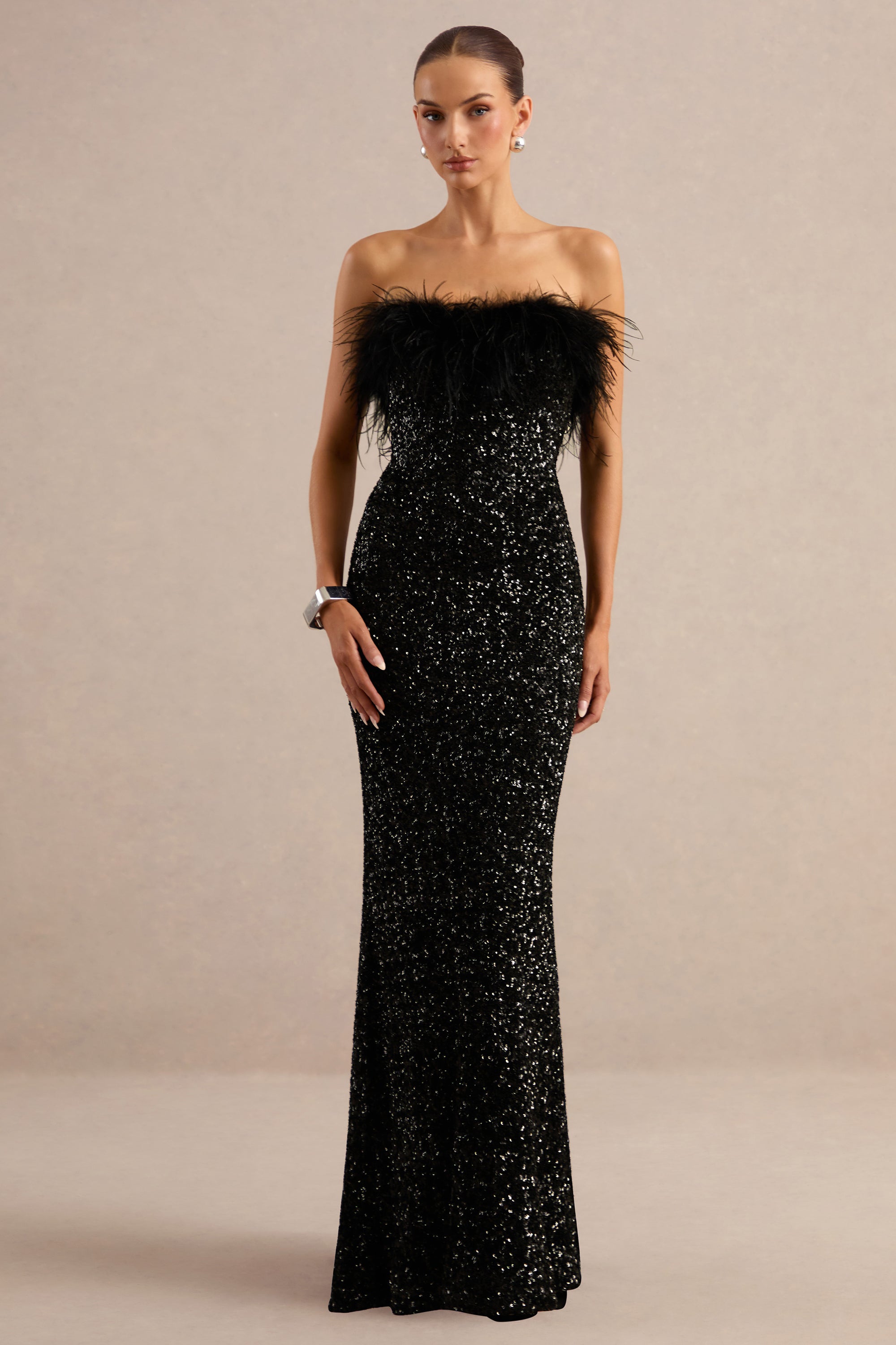 ECM_HR_CL137047002 - Daze _ Black Sequin Bandeau Maxi Dress With Feather-Trim 0.jpg