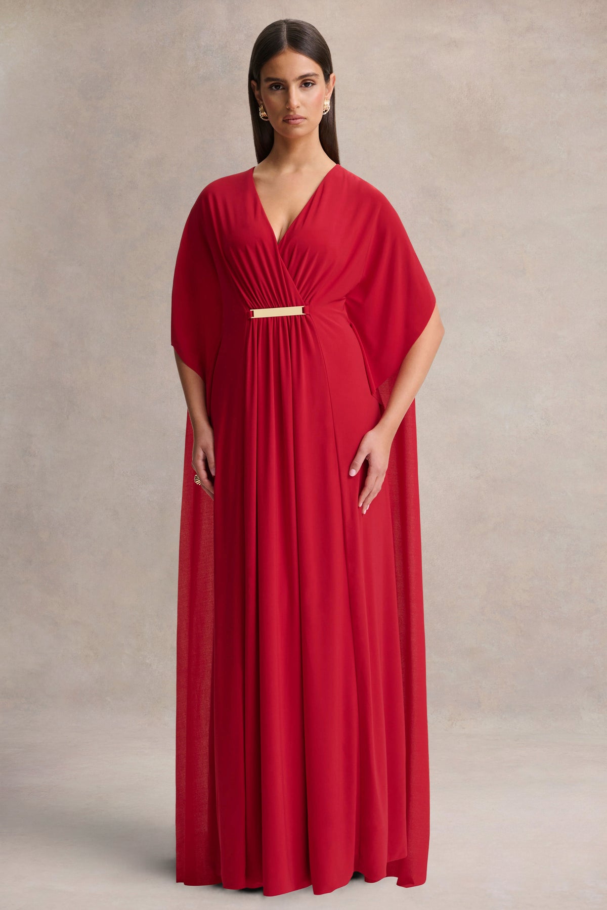 club london plus size dresses Club L London Plus sequin plisse wrap front midi dress