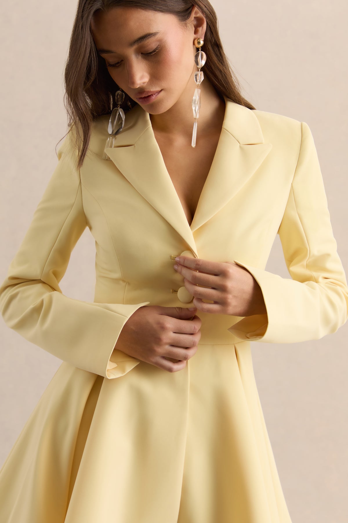 strapless open back dress S main image 1