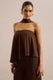 CL137199022 - Evandra - Brown Satin Bandeau Top With Scarf2.jpg