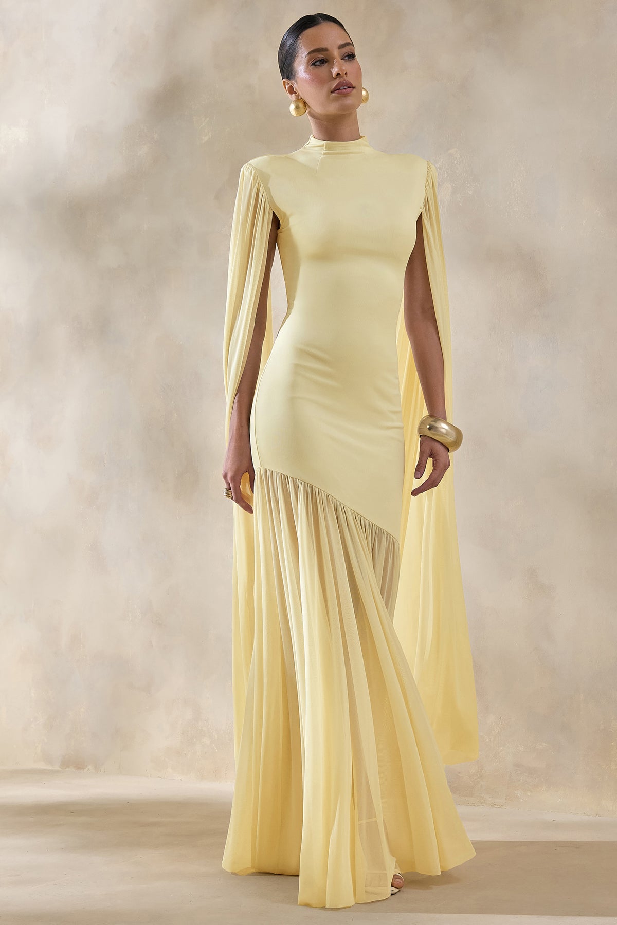 ECM_HR_CL137213121---Chantelle-_-Lemon-High-Neck-Maxi-Dress-With-Drop-Waist-And-Cape-Sleeves3.jpg