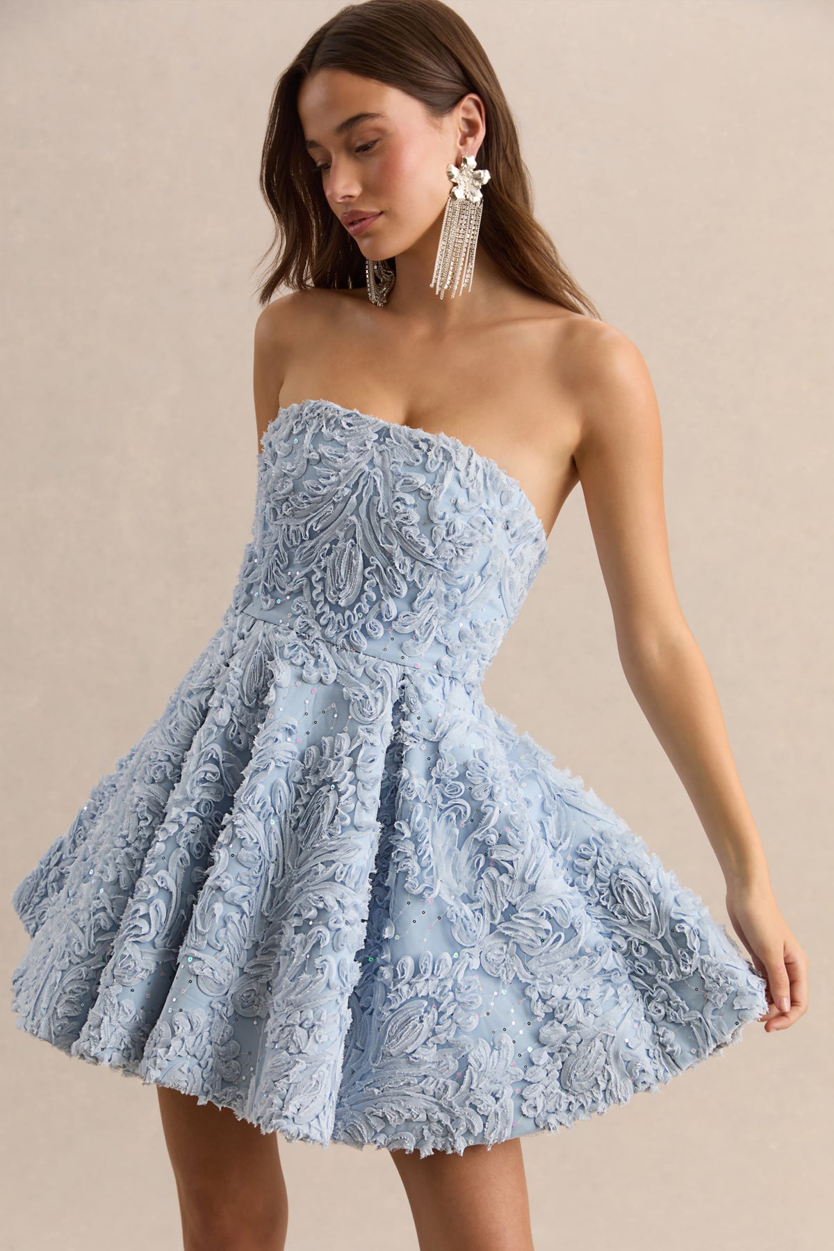 blue lace mesh dress Momyknows Blue Lace Mesh Off Shoulder Knot Ruched Draped Sheer Maternity Maxi Dress Blue / L
