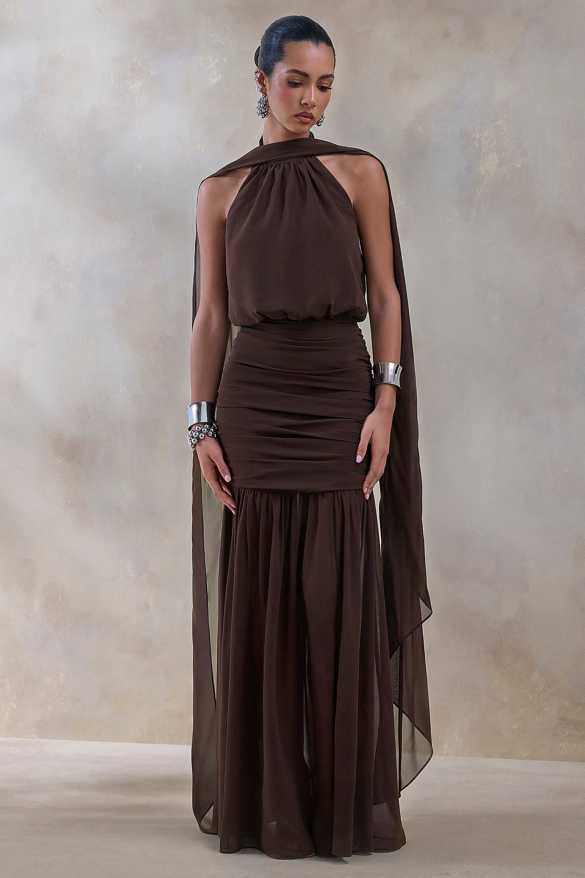 ECM_HR_CL137289022 - Veronique | Brown Halter-Neck Maxi Dress 1.jpg