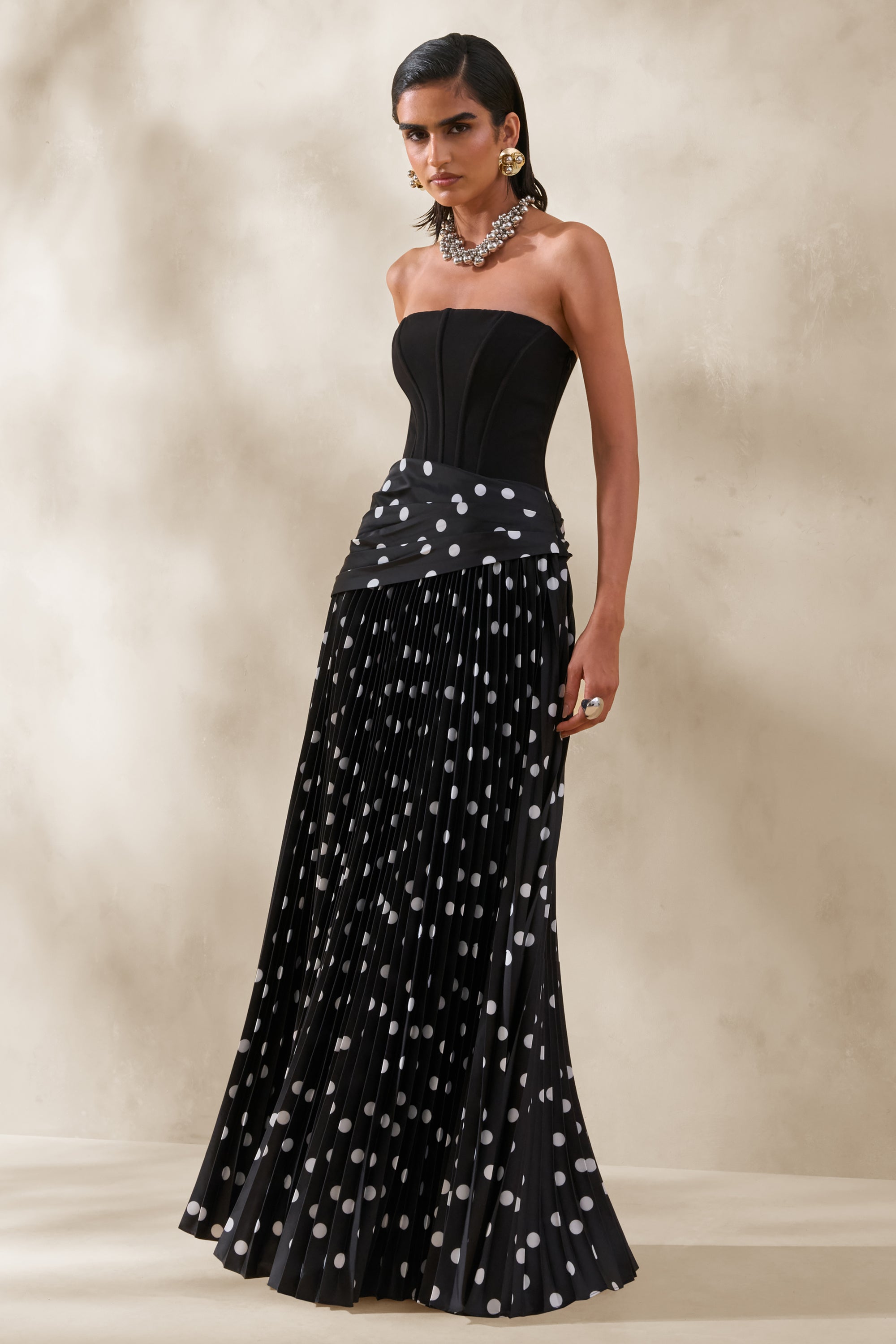 polka dot maxi dress formal Nellie Maxi Dress | Brown Polka Dot | Womens