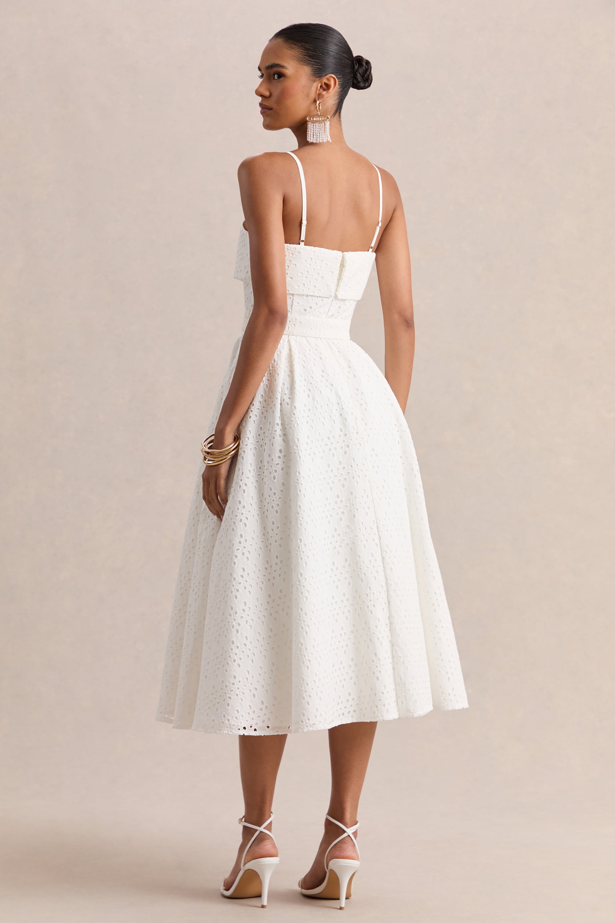 aje zora broderie midi dress aje zora broderie midi dress Kira Midi Dress-OCEAN WAVE / 6