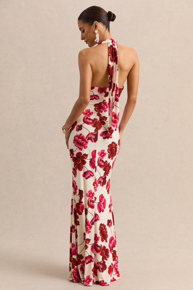 flossie pink maxi sleeveless dress Flossie Pink Maxi Sleeveless Dress
