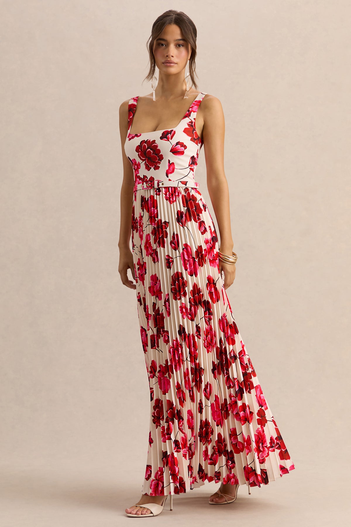 gauze halter dress Floating on Air Layered Gauze Halter Maxi Dress, Violet Blue / L main image 1