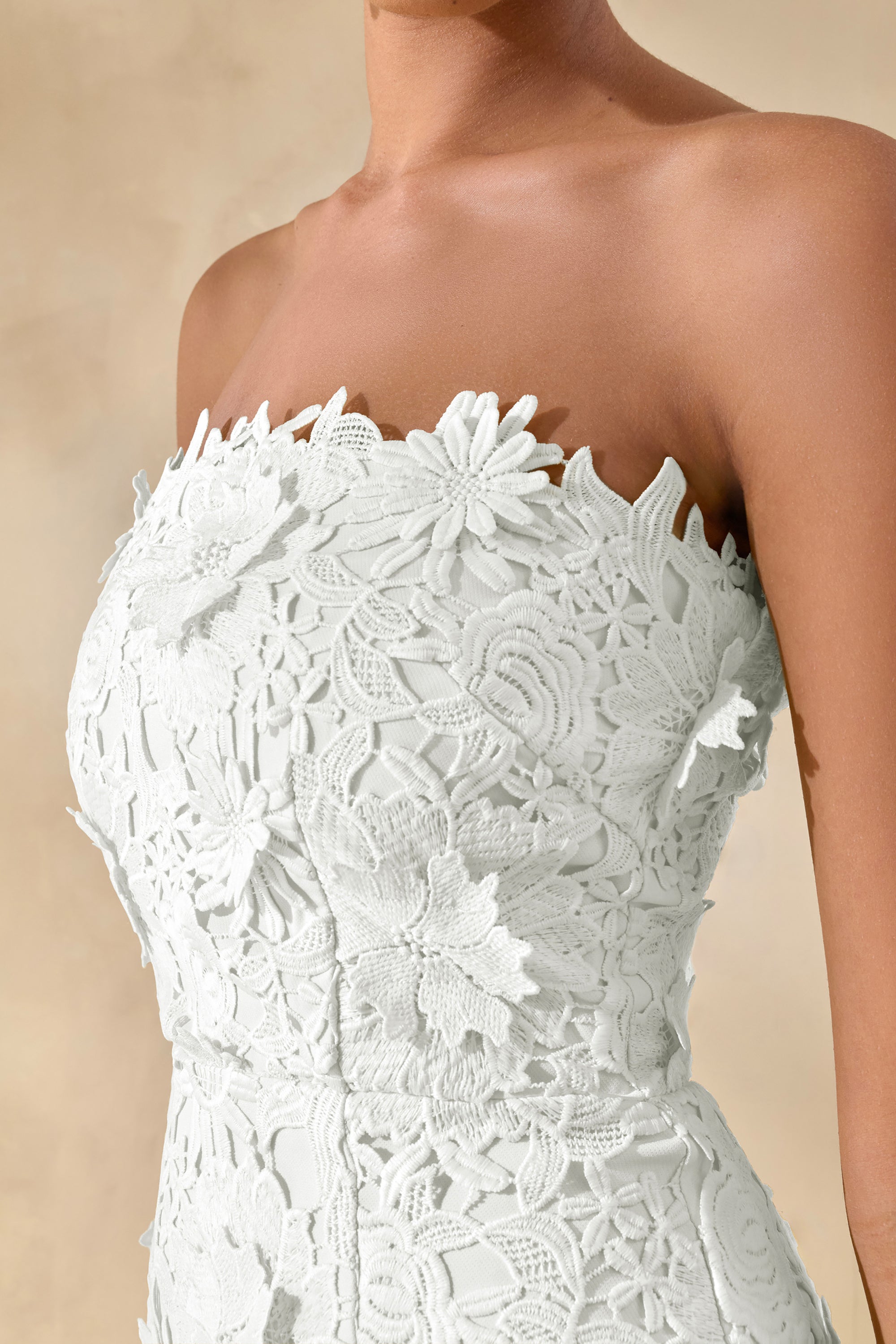 white lace bandeau dress Buy Six Stories White Lace Bandeau Corset Mini Dress from Next USA