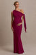 CL137446102 - Orielle | Burgundy Asymmetric-Neck Maxi Dress With Knot-Sleeve And Sash1.jpg