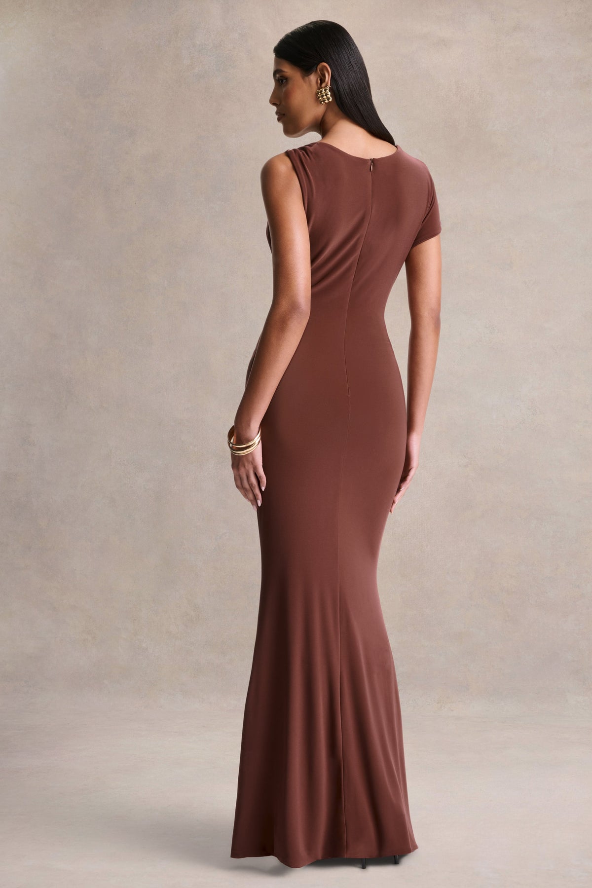 CL13752302106_HR_CL137523021_-_Blaire___Brown_Asymmetric-Neck_Maxi_Dress_With_Gold-Detailing_09__2