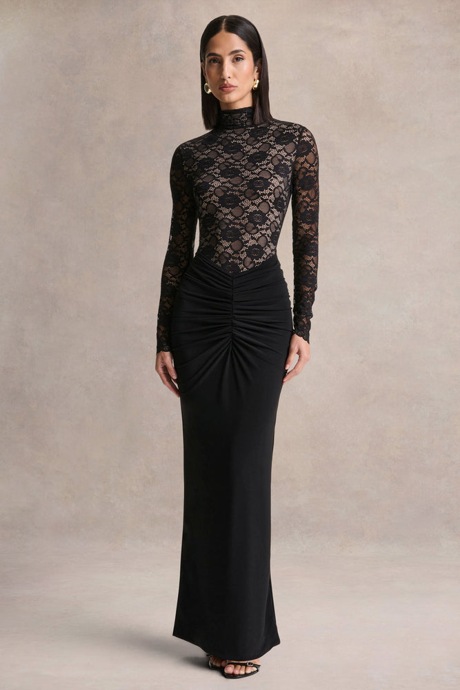 Formal Dresses Mela Black High Neck Lace Maxi Dress Tempest Cowl Neck Maxi Dress Black Peppermayo Formal Dresses Mela Black High Neck Lace Maxi Dress Tempest Cowl Neck Maxi Dress Black Peppermayo