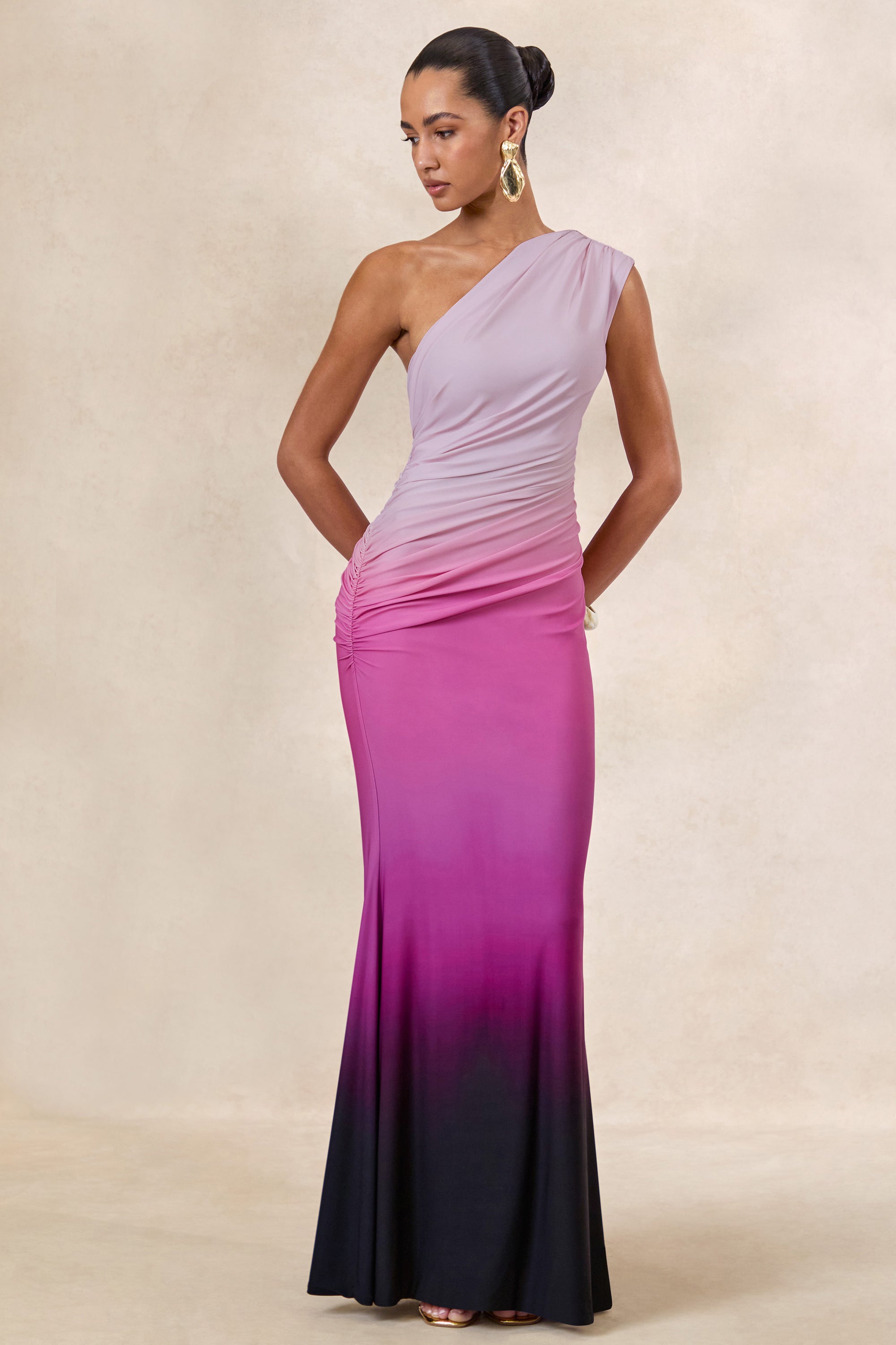 CL137588234 - Lauretta _ Pink Ombre Asymmetric Maxi Dress With Ruching0 2.jpg