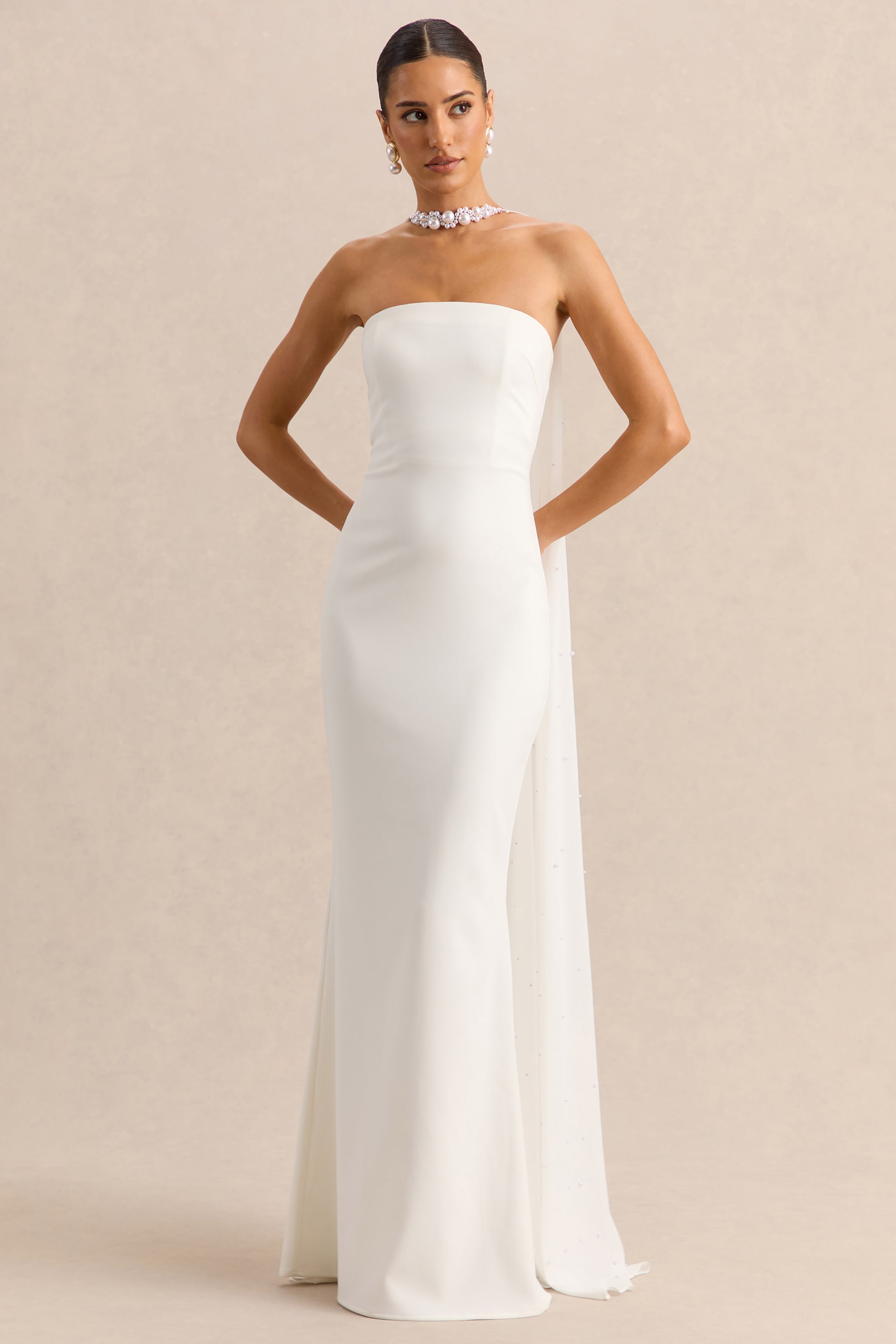 bandeau maxi dress formal Women's Wine Mesh Bandeau Knot Detail Maxi Dress