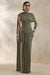 ECM_HR_CL137653031 - Trisara | Olive Asymmetric-Neck Maxi Dress With Gathered-Detailing And Sash 0.jpg