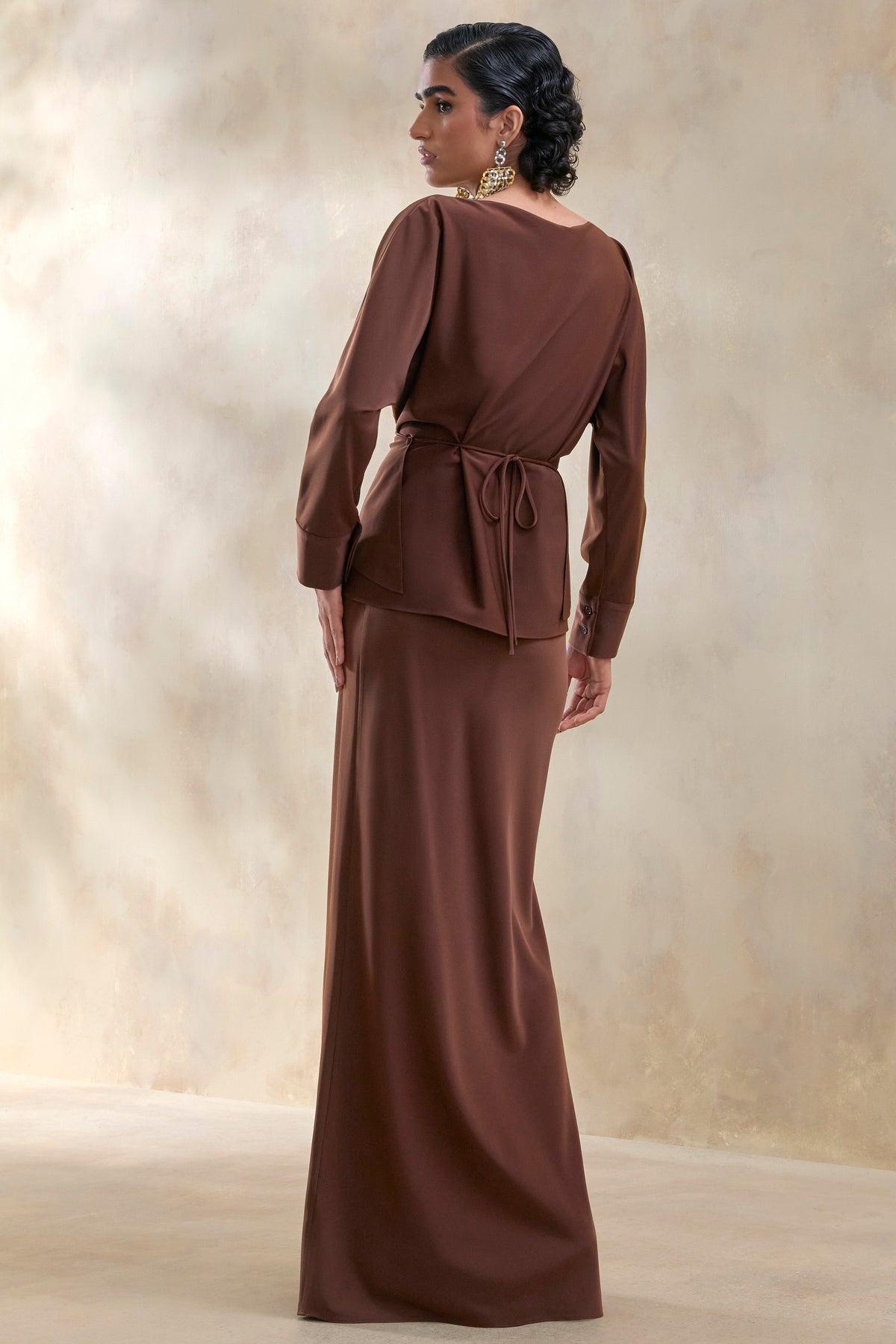 ECM_HR_CL137668022 - Elaria _ Brown Satin Maxi-Skirt 4.jpg