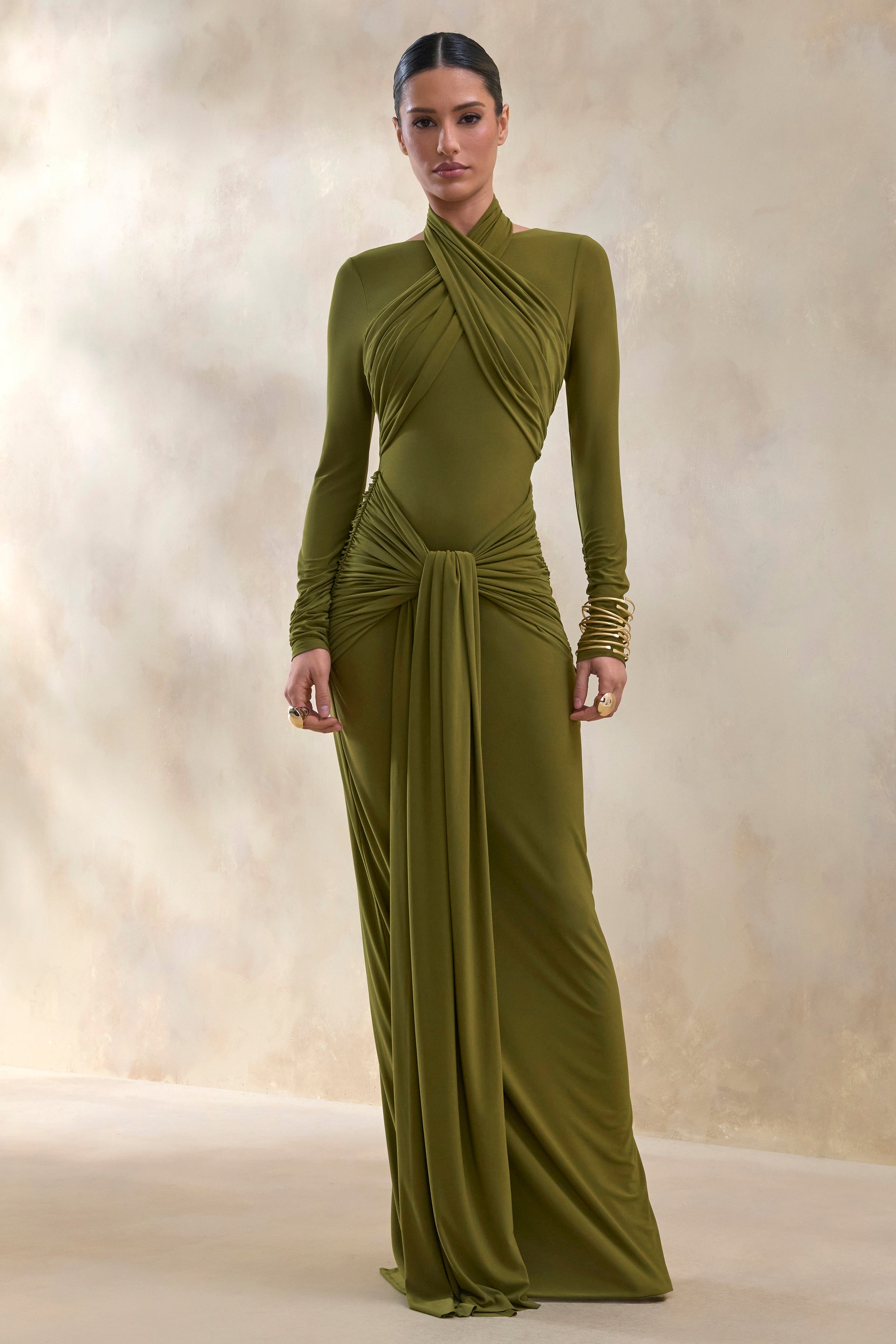 women's a line dress maxi long dress safuny Women's Maxi A Line Dress Solid Color V Neck Holiday Long Sleeve Elegant Casual Daily Comfy Trendy Dresses White XXL