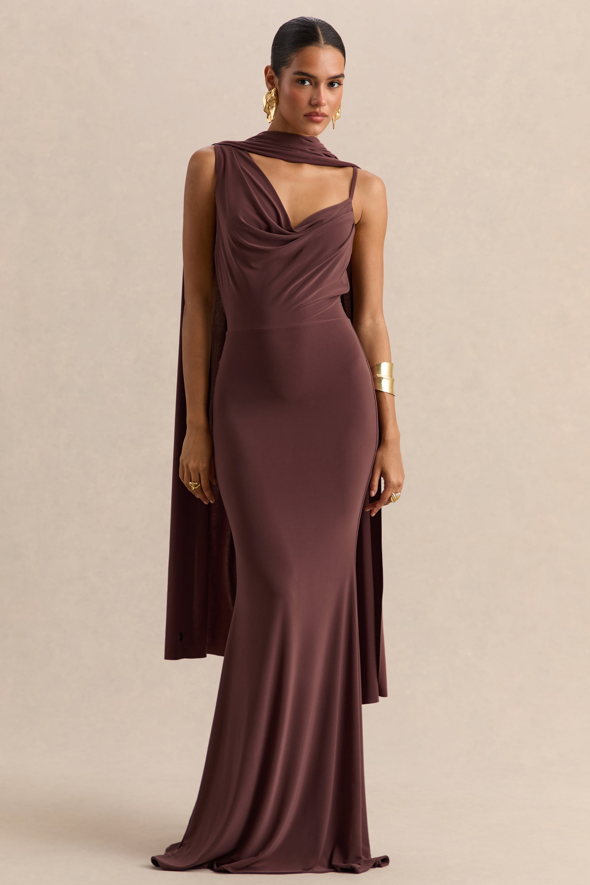 kaila cowl neck maxi dress Meshki - Kaila Cowl Neck Maxi Dress
