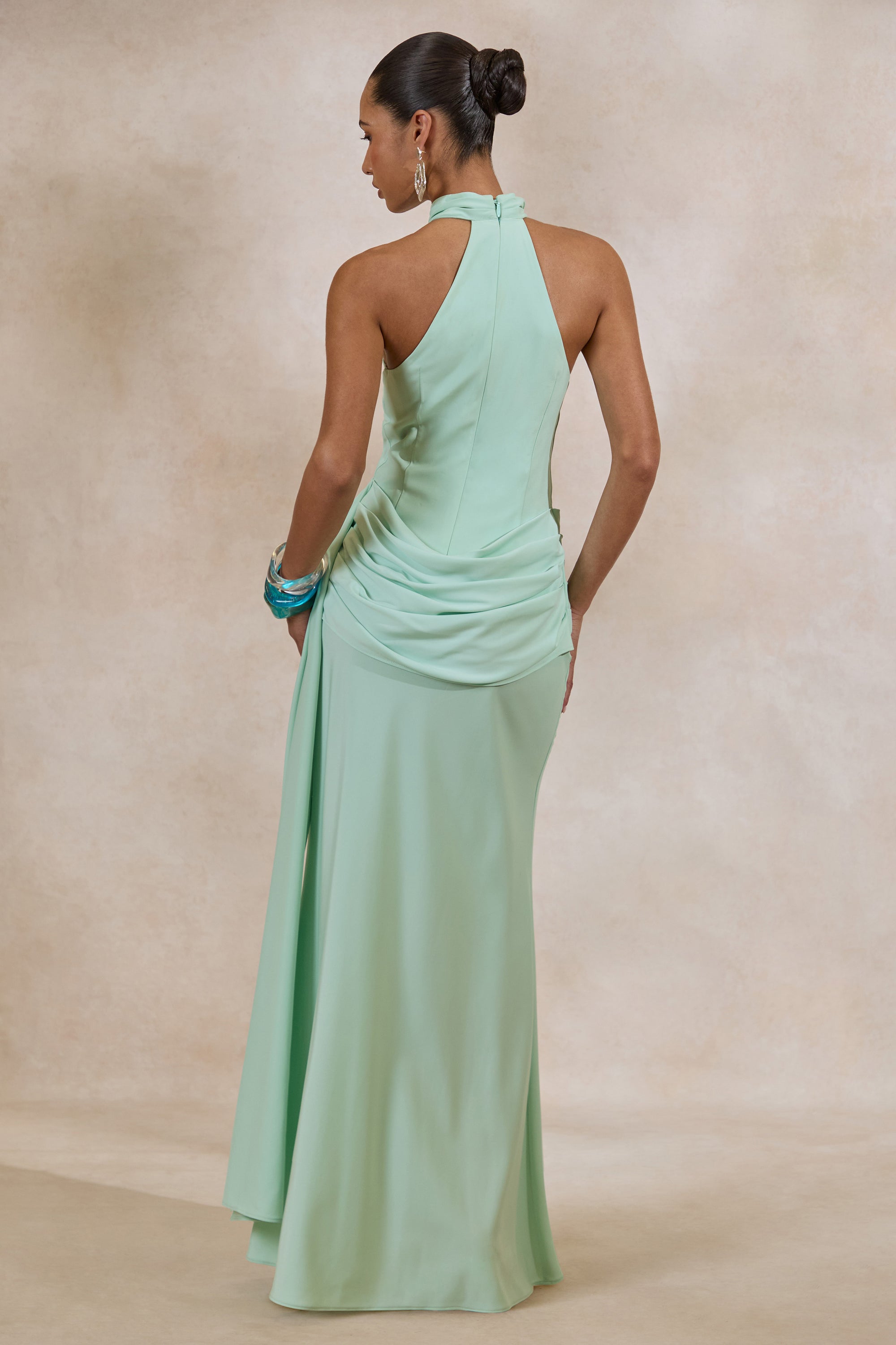 ECM_HR_CL137729032 - Aevina _ Mint Satin Asymmetric-Neck Maxi Dress With Sash-Detail7.jpg