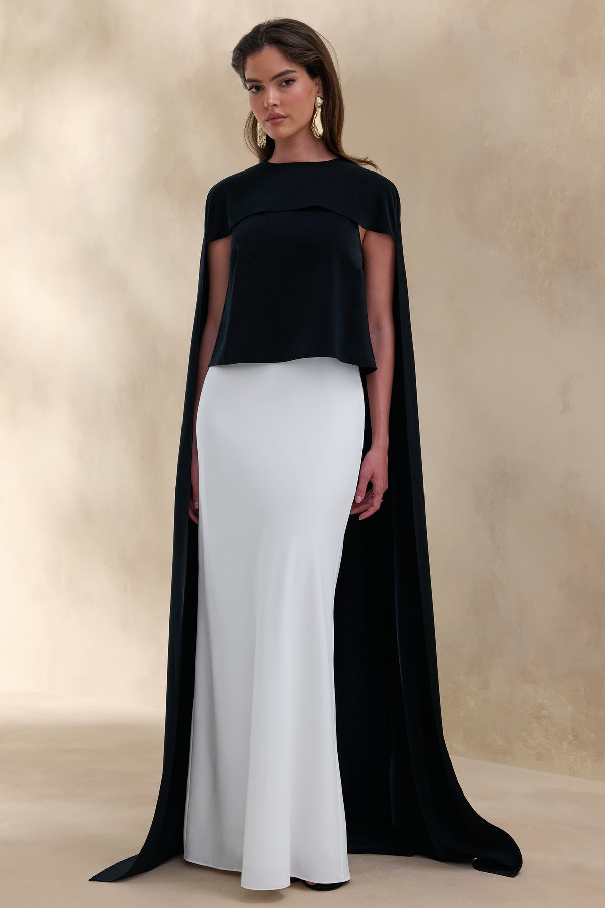 ECM_HR_CL137777001 - Aetheria | Black Satin High-Neck Top With Cape 3.jpg