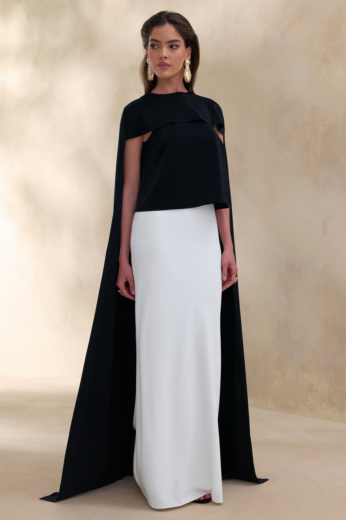 ECM_HR_CL137777001 - Aetheria | Black Satin High-Neck Top With Cape 6.jpg