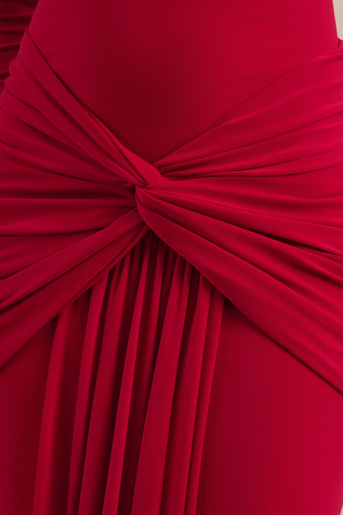 ECM_HR_CL137786100 - Palerma _ Red Draped Cowl-Neck Maxi-Dress With Gathered-Detailing5.jpg