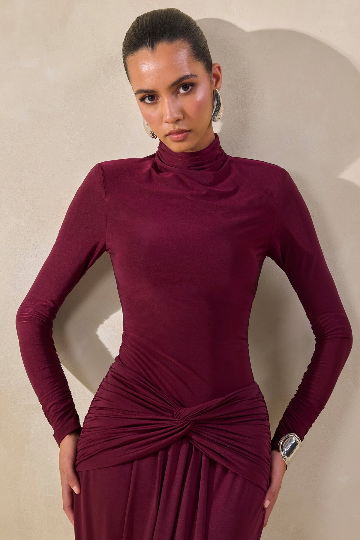 ECM_HR_CL137834102---Theria-Burgundy-Maxi-Skirt-With-Gathering-And-Knot-Detail-+-CL137818102---Lyanna-_-Burgundy-Turtle-Neck-Bodysuit6.jpg