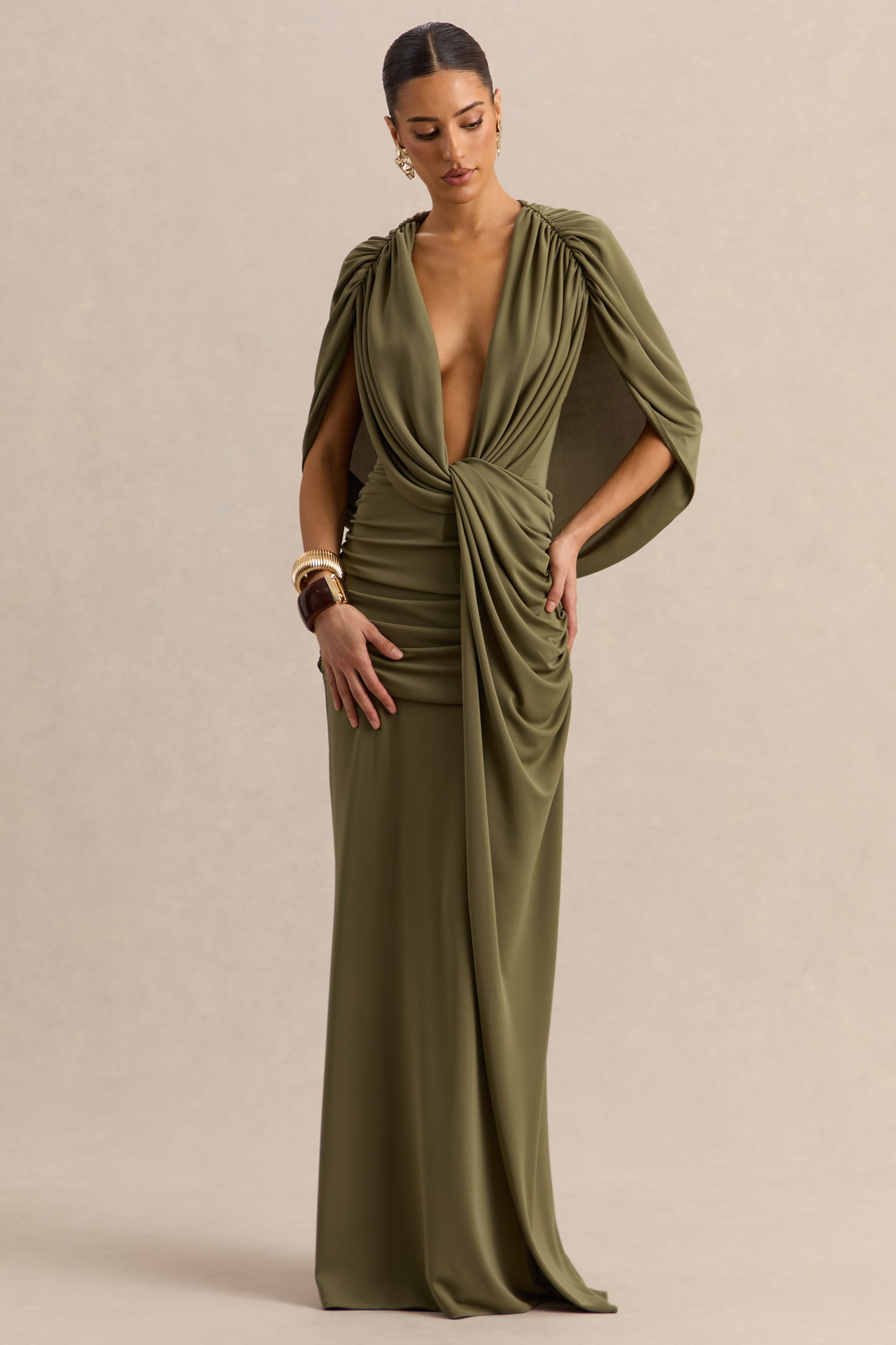 sea green silk dress 90s V Silk Slip